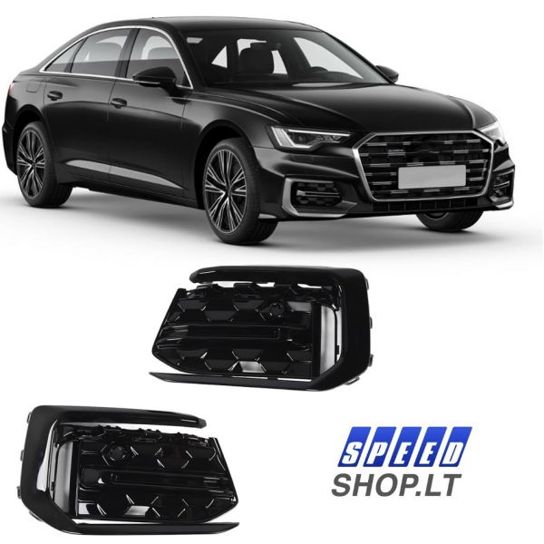 AUDI A6 C8 priekinio buferio šoninės grotelės